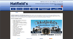 Desktop Screenshot of hatfieldsservices.com